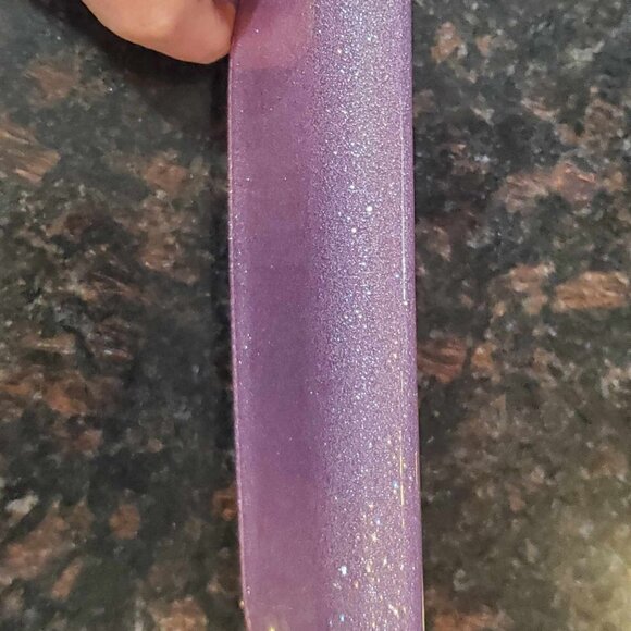 Kate Spade Purple Glitter Mavis Street Neda Contiental Zip around Wallet - Picture 5 of 9